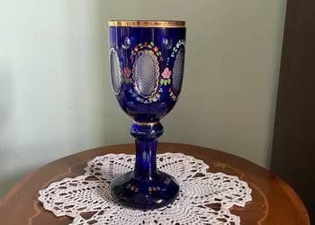 Pucharek niebieski Bohemia. Pucharek niebieski Bohemia.