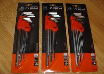 klucze impusowe NEO TOOLS 09-525 sześciokątne kuliste