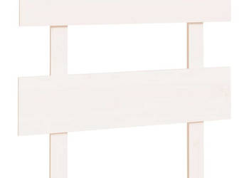 Wezgłowie łóżka białe 935x3x81 cm lite drewno sosnowe WM-819051