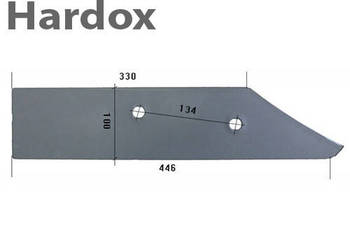 Płoza krótka HARDOX 27991102/L VP-210 Y do pługa RABEWERK
