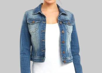 Damska kurtka jeansowa katana ciemno granatowa bawełniana Smagli Jeans 36/S