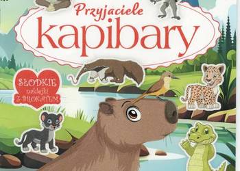 PRZYJACIELE KAPIBARY naklejki iskierki SŁODKIE z brokatem Fakt 2023