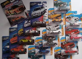 Hot Wheels Premium 4 sztuki, Lamborghini Mazda,Toyota,Bugatti + inne HW BDB