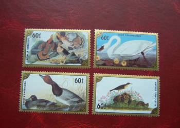 Mongolia 1986 MNHMi. 1807/10 Fauna Ptaki  a