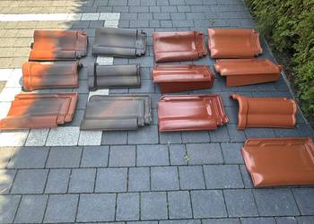 Dachówka Roben fleming Rustykalny miedziany kasztan liść boczne gąsiory