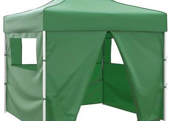 vidaXL Zielony, składany namiot, 3 x 3 m, z 4 ściankami(SKU:41468)