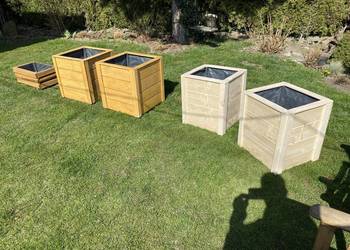 Donice Ogrodowe drewniane, duże