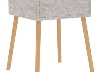 Szafka nocna betonowy szary 40x40x56 cm WM-326803