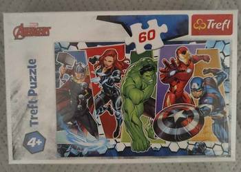 Puzzle Marvel Niezwyciężeni Avengers Trefl 60 elementów 4 lat