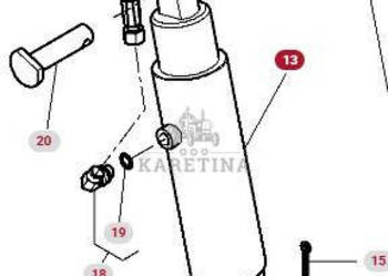 Massey Ferguson 5410 Siłownik Zawieszenia TUZ 4302693M95