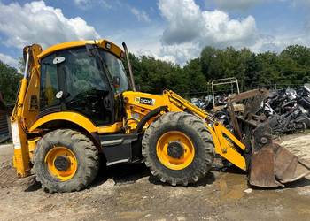 Koparko Ładowarka JCB 3CX 4x4x4 3 Łyżki Wszystkie Koła Równe Skrętne