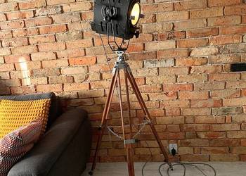 Lampa loft Vintage teatralna zabytek PRL