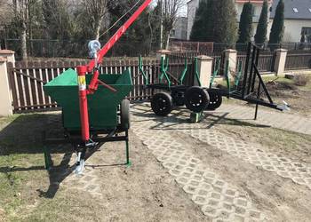 Przyczepa leśna przyczepa na gałęzie zrywkowa drewno