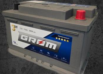Akumulator GROM Premium 74Ah 680A EN DTR niski