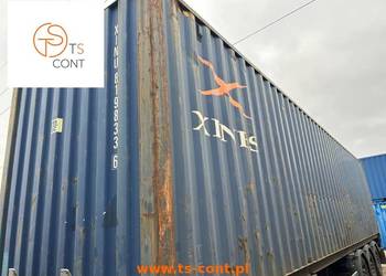 Kontener morski magazynowy budowlany 40 HC używany 12 metrowy szczelny
