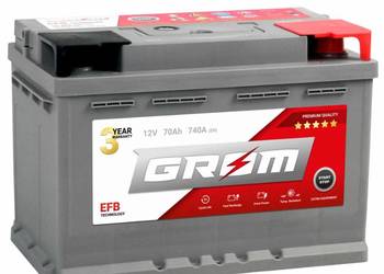 Akumulator GROM EFB START&STOP 70Ah 740A Ostrów WIelkopolski