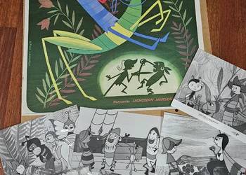 Przygody Błękintego Rycerzyka plakat + fotosy PRL Lechosław Marszałek