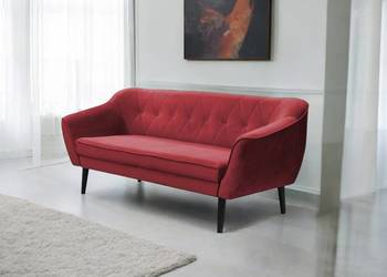 Sofa Maya 3 Osobowa Czerwona, Dostawa 0zł!