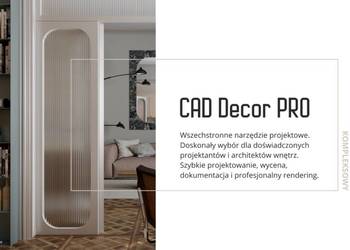 Program do projektowania wnętrz CAD Decor PRO 4.X