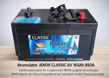 Akumulator JENOX CLASSIC 6V 165Ah 850A AGRO Marco
