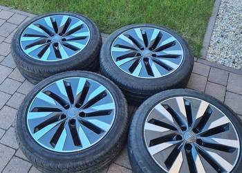 Oryginalne Felgi Audi 18 cali z oponami letnimi 4 szt. AUDI A4 B6 B7 B8 B9