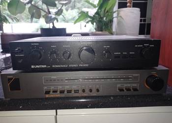 Zestaw UNITRA tuner STEREO T3015 przestrojony plus UNITRA wzmacniacz STEREO