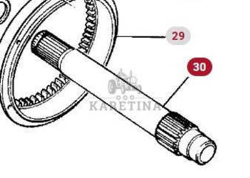 Massey Ferguson 3690 Wał Napędowy Dynaschift CZĘŚCI 3582523M1 3615452M3