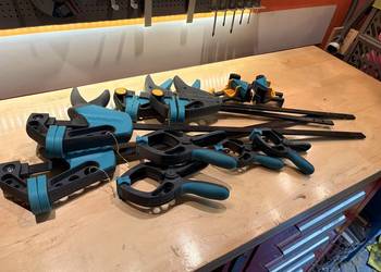 Zestaw ścisków stolarskich Wolfcraft - różne rozmiary