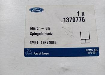1379776 Szkło lusterka Mondeo/Focus/Fiesta strona prawa