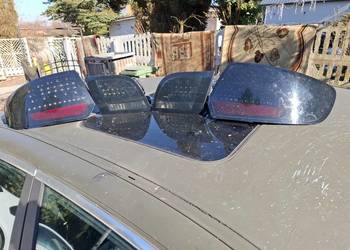 Audi A3 8P Sportback Lampy Tył Tylne Ledowe Black Czarne Dymione KA Tuning