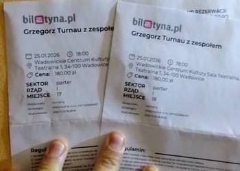 Dwa bilety Grzegorz Turnau 25.01.2026