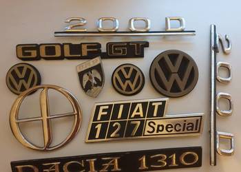 Znaczek emblemat fiat VW dacia
