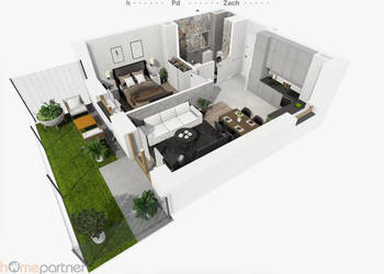 Mieszkanie Wrocław Kleczkowska 39.4 metry 2 pokoje