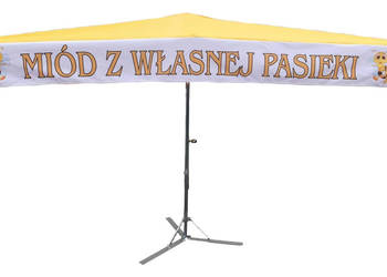 Parasol handlowy 3 x 3 z NADRUKIEM