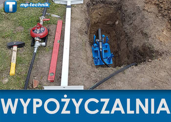 Wypożyczalnia, wynajem urządzeń do przecisków, kretów maszyn