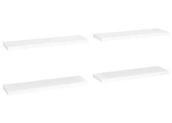 Półki ścienne 4 szt. białe 90x235x38 cm MDF WM-323819