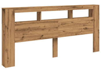 Wezgłowie łóżka z LED dąb artisan 220x185x1035 cm WM-857695