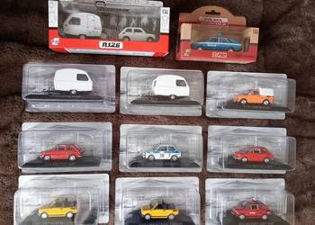 Hachette Fiat 126p Maluch,126P Niewiadów, Polonez Milicja,12 sztuk