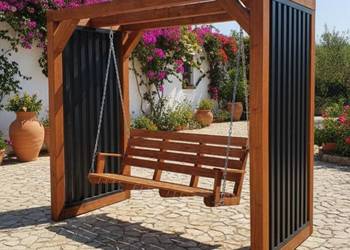 Huśtawka ogrodowa MODRZEW solidna