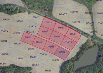 Działki 356/12 i inne w miejscowości Grabowno Wielkie