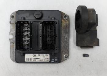 Sterownik Silnika Opel Vectra B Zafira A 1.8 16v X18XE1 09117394 ZESTAW