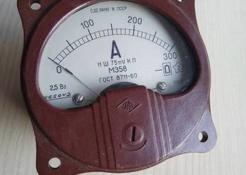 Amperomierz M358 0-300A
