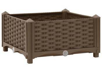vidaXL Donica do podniesionej rabaty, 40x40x23 cm, polipropylen(sku316511)