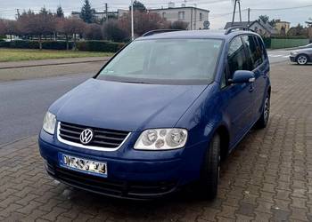 VW TOURAN TDI CLIMATR,HAK,PODGRZEW FOTELE ELEKTR, 7 OSOBOWY