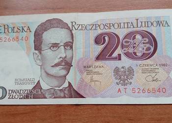 Banknot 20zl.1982r.
