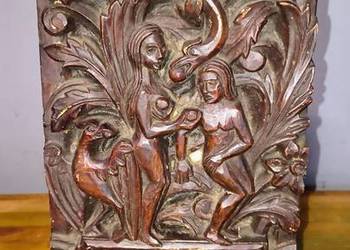 Płaskorzeźba Adam i Ewa
