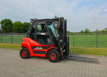 Wózek widłowy LINDE H60D-02, 2015 r. udźwig 6 ton, 4.8 m regulowane widł, …