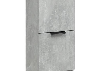 Szafka szarość betonu 30x30x70 cm materiał drewnopochodny WM-811177