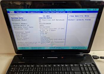 HP Pavilion dv6 15,6" i7 RAM 8GB SSD 240GB z ładowarką