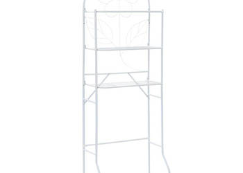 Regał do łazienki biały 60 x 33 x 174 cm WM-246723